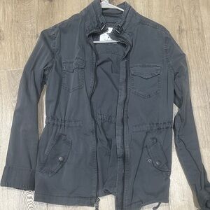 Sonoma Gray Cotton Blend Jacket